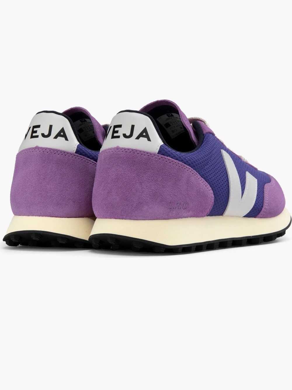 Veja Retro Runner Sneakers in Purple and Lilac - Picture 2 of 6